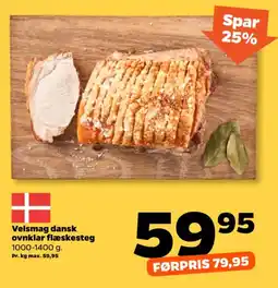 Netto Velsmag dansk ovnklar flæskesteg tilbud