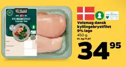 Netto Velsmag dansk kyllingebrystfilet 9% lage tilbud