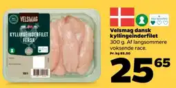 Netto Velsmag dansk kyllingeinderfilet tilbud