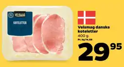 Netto Velsmag danske koteletter tilbud