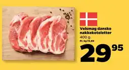 Netto Velsmag danske nakkekoteletter tilbud