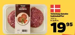 Netto Velsmag danske hakkebøffer tilbud
