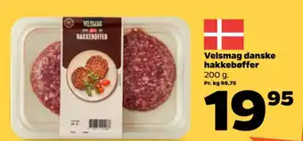Netto Velsmag danske hakkebøffer tilbud
