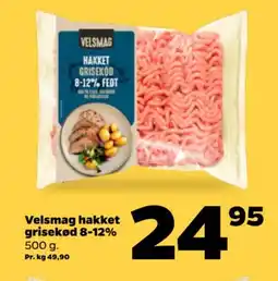 Netto Velsmag hakket grisekød 8-12% tilbud