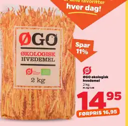 Netto ØGO økologisk hvedemel tilbud