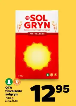 Netto OTA finvalsede solgryn tilbud