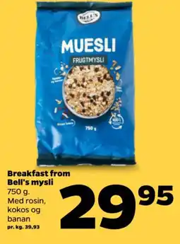 Netto Breakfast from Bell's mysli tilbud