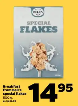 Netto Breakfast from Bell's special flakes tilbud