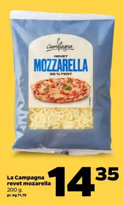 Netto La Campagna revet mozarella tilbud