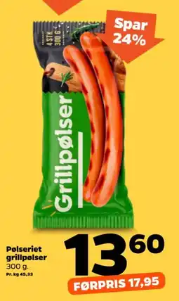 Netto Pølseriet grillpølser tilbud