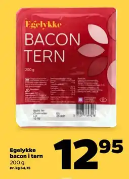 Netto Egelykke bacon i tern tilbud