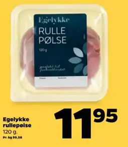 Netto Egelykke rullepølse tilbud