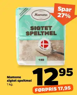 Netto Mamone sigtet speltmel tilbud