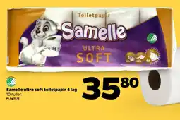 Netto Samelle ultra soft toiletpapir 4 lag tilbud