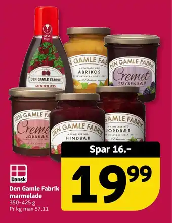 Løvbjerg Den Gamle Fabrik marmelade tilbud