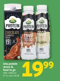 Løvbjerg Arla protein choco el. food to go tilbud