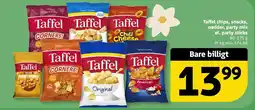 Løvbjerg Taffel chips, snacks, nødder, party mix el. party sticks tilbud