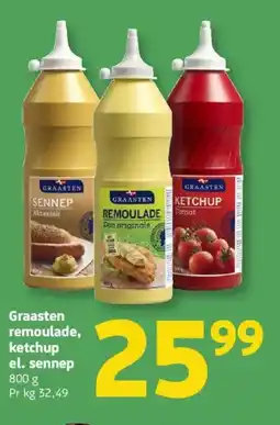 Løvbjerg Graasten remoulade, ketchup el. sennep tilbud