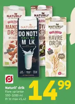 Løvbjerg Naturli' drik tilbud