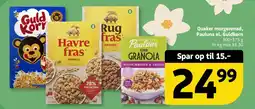 Løvbjerg Quaker morgenmad, Pauluns el. Guldkorn tilbud