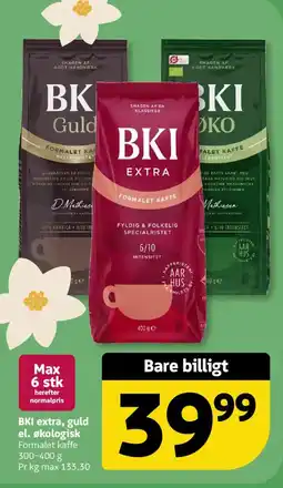 Løvbjerg BKI extra, guld el. økologisk tilbud