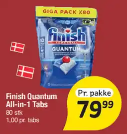 Fakta Tyskland Finish Quantum All-in-1 Tabs tilbud