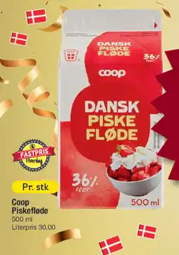 Fakta Tyskland Coop Piskefløde tilbud