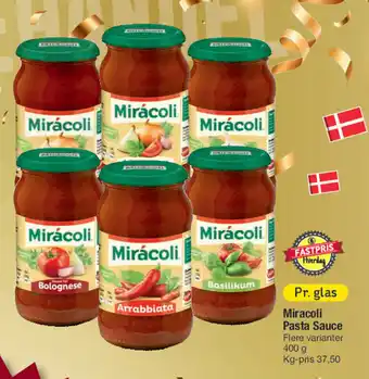 Fakta Tyskland Miracoli Pasta Sauce tilbud