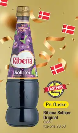 Fakta Tyskland Ribena Solbær Original tilbud