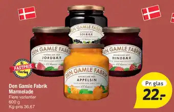 Fakta Tyskland Den Gamle Fabrik Marmelade tilbud
