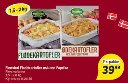 Fakta Tyskland Flensted Flødekartofler m/uden Paprika tilbud