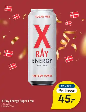 Fakta Tyskland X-Ray Energy Sugar Free tilbud