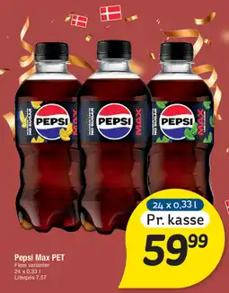 Fakta Tyskland Pepsi Max PET tilbud
