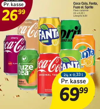 Fakta Tyskland Coca Cola, Fanta, Fuze el. Sprite tilbud