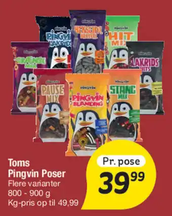 Fakta Tyskland Toms Pingvin Poser tilbud