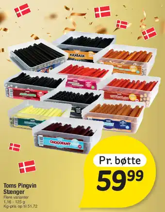 Fakta Tyskland Toms Pingvin Stænger tilbud