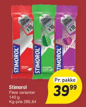 Fakta Tyskland Stimorol tilbud
