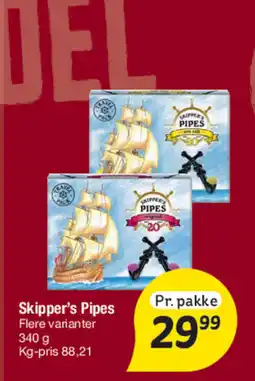 Fakta Tyskland Skipper's Pipes tilbud