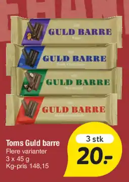 Fakta Tyskland Toms Guld barre tilbud