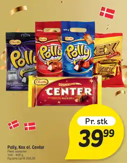 Fakta Tyskland Polly, Kex el. Center tilbud