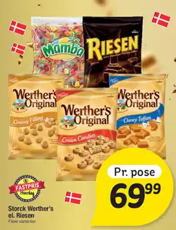 Fakta Tyskland Storck Werther's el. Riesen tilbud