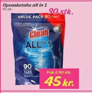 Opvasketabs all in 1