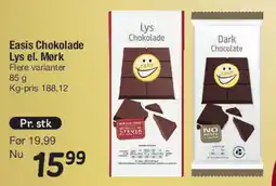 Fakta Tyskland Easis Chokolade Lys el. Mørk tilbud