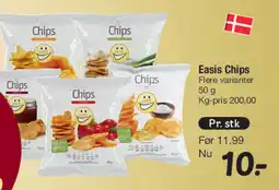Fakta Tyskland Easis Chips tilbud