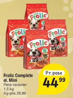 Fakta Tyskland Frolic Complete el. Mini tilbud