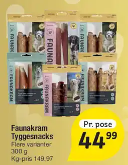Fakta Tyskland Faunakram Tyggesnacks tilbud
