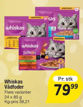 Fakta Tyskland Whiskas Vådfoder tilbud