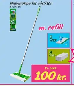 Hi five Gulvmoppe kit våd/tør tilbud