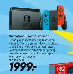 Nintendo Switch konsol