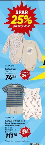 Bilka SPAR. 25% på Tiny One tilbud